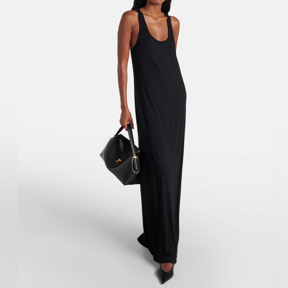TOTEME Scoop-Neck Jersey Maxi Dress XXS NWT